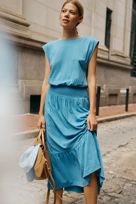 Nation Los Angeles Evonne Sleeveless Midi Dress