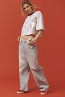 Back When Baseball Team Cropped Graphic Tee