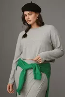 Bordeaux Cropped Sweater Top
