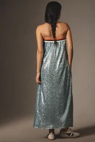 Sunday Brooklyn Strapless Sequin Midi Dress