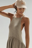 Daily Practice Sleeveless Flounce Drop-Waist Mini Dress