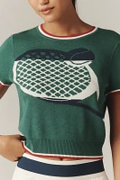 Tretorn x Anthropologie Knit Short-Sleeve Racquet Sweater