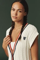 Tretorn x Anthropologie Longline Short-Sleeve Cardigan