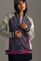 Daily Practice by Anthropologie Colorblock Varsity Jacket