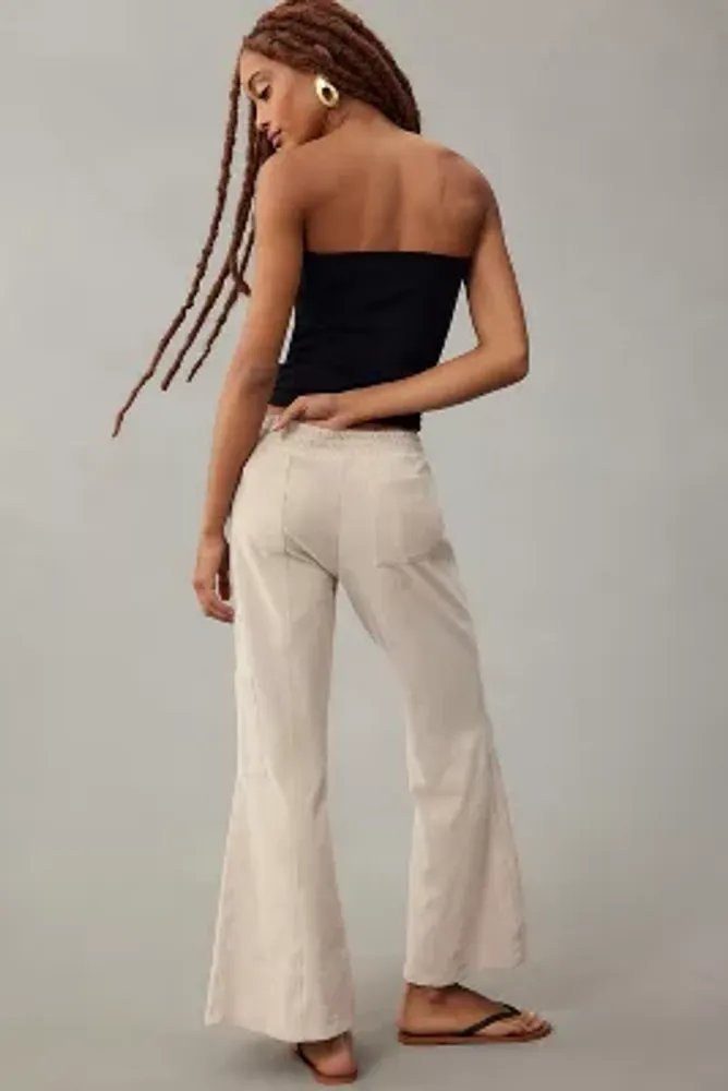 Daily Practice by Anthropologie Drawstring Flare Pants