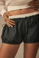 Daily Practice by Anthropologie Solid Throw-On Shorts