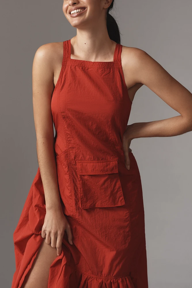 Daily Practice by Anthropologie Nylon Midi Dress