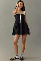 Daily Practice Sleeveless Smocked Mini Dress