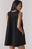 Daily Practice Sleeveless Ruched Mini Dress