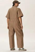 Daily Practice Short-Sleeve Utility Jumpsuit