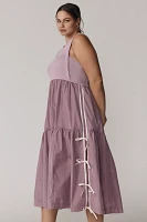 Daily Practice Sky High Tiered Midi Dress