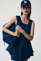 Daily Practice Waypoint Basque-Waist Bubble-Hem Mini Dress
