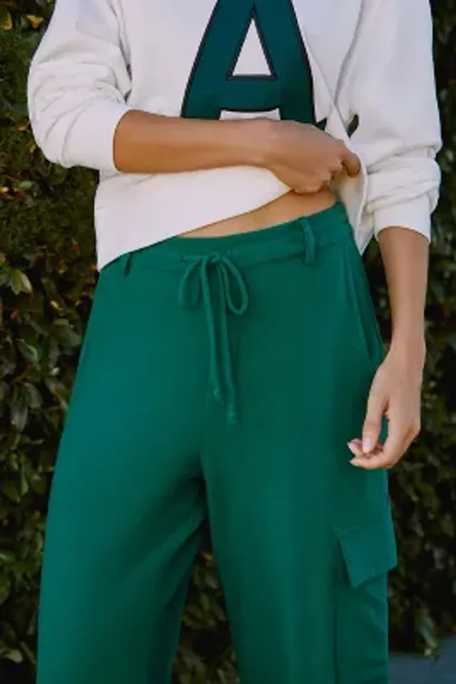 BY JOHNNY Nina Flare Knit Pant Green – klou