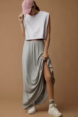 Donni Simple Sweater Maxi Skirt