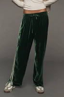 DONNI. Velvet Stripe Silk Pants