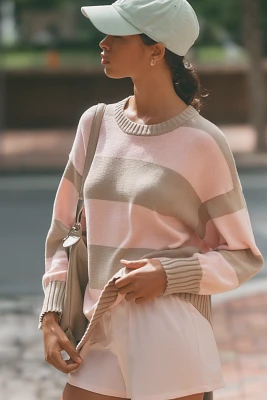 DONNI. The Cotton Knit Crew-Neck Sweater