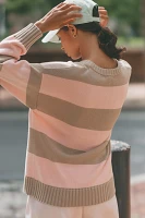 DONNI. The Cotton Knit Crew-Neck Sweater