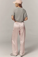 DONNI. The Silk Lace Simple Pull-On Pants