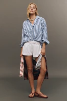 DONNI. The Pop Long-Sleeve Poplin Buttondown Shirt