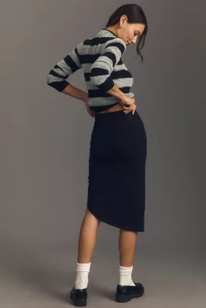 Grey State Willow Asymmetrical Skirt