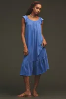 Sundry Flutter-Sleeve Dress