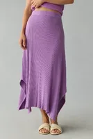 Sundry Long Relaxed Slit Skirt