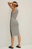 Sundry Sleeveless Striped Midi Dress