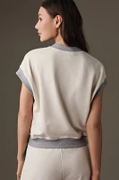 Sundry Short-Sleeve Lounge Top