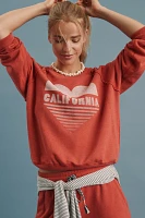 Sundry California Heart Sweatshirt