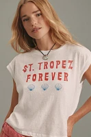 Sundry St. Tropez Forever Graphic Muscle Tee