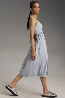 Sundry Tie-Back Midi Dress