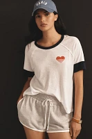 Sundry Heart Graphic Boyfriend Tee