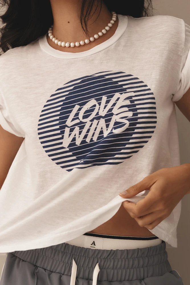 Sundry Love Wins Graphic Tee