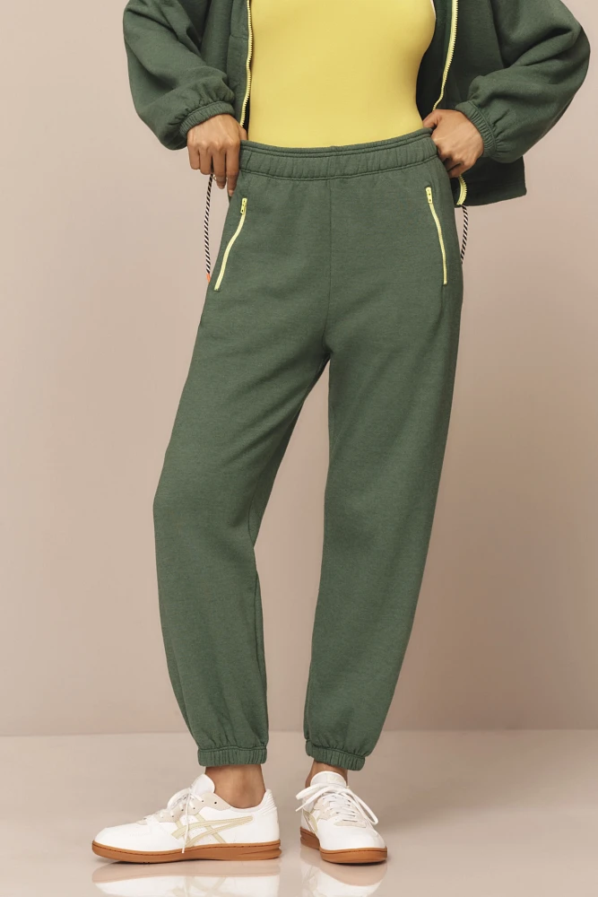 Sundry Zip-Pocket Jogger Sweatpants