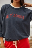 Sundry Je T'Adore Sweatshirt