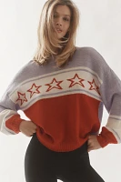 Sundry Star Pullover Sweater