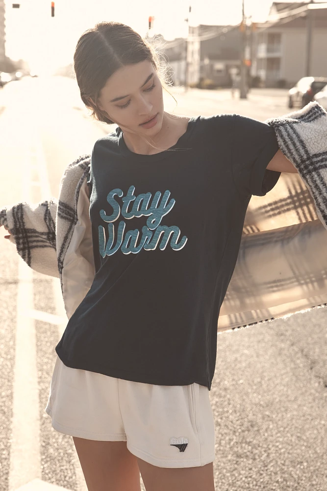 Sundry Stay Warm Graphic Tee