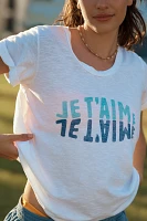 Sundry Je T'aime Graphic Tee