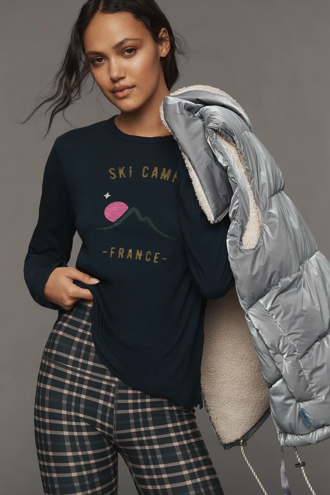 Sundry Long-Sleeve Ski Camp Graphic Tee