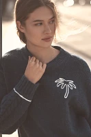 Sundry Embroidered Sweater