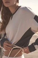 Sundry Colorblock Pullover Sweatshirt