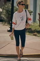 Sundry Wildflowers Graphic Raglan Sweatshirt