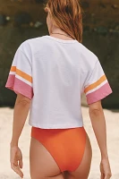 Sundry Boxy Crop Graphic Tee