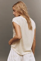 Sundry Cropped Muscle Tank Top