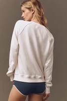 Sundry Graphic Crew-Neck Raglan Sweatshirt