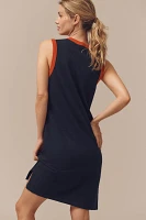 Sundry Jersey Graphic Midi Tank Dress