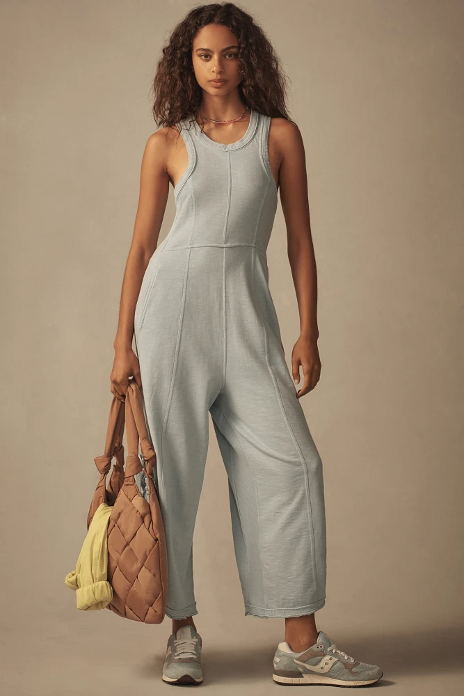 Daily Practice by Anthropologie Horizon Wide-Leg Jumpsuit