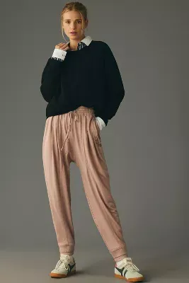 Daily Practice by Anthropologie Broadmore Pleated Joggers