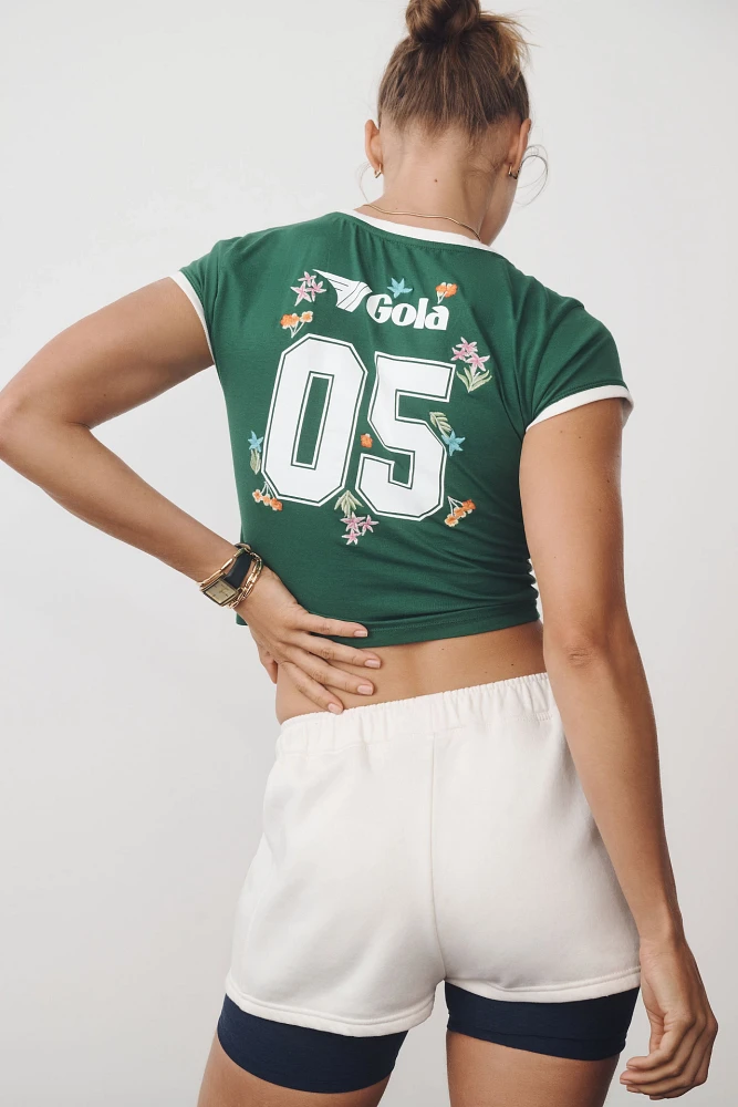 Gola x Anthropologie Runner Cropped Baby Tee