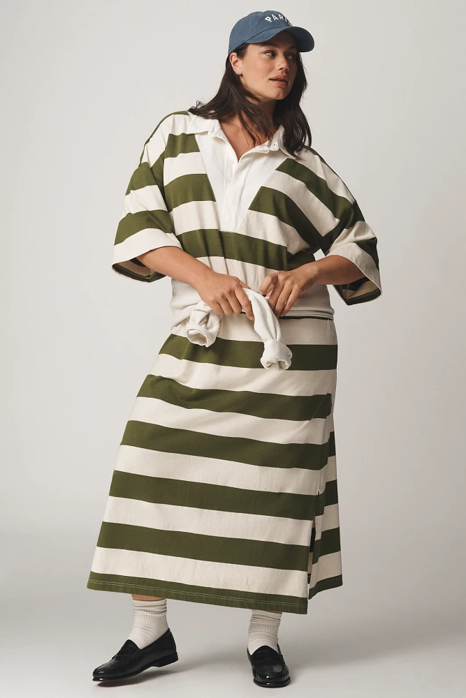 Daily Practice by Anthropologie Rugby Oversized Maxi Dress